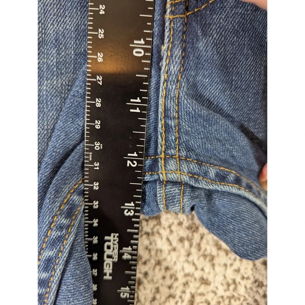Levis 559 Men's Jeans Size 38×30‎ Blue Relaxed Straight Wide Leg Altered Read